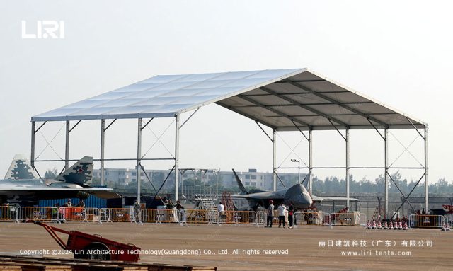 裝配式鋁基機(jī)庫現(xiàn)場