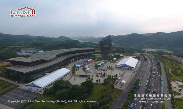 大型車展篷房全景圖