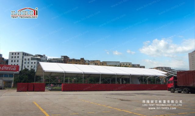 可口可樂廠區(qū)臨時倉庫篷房