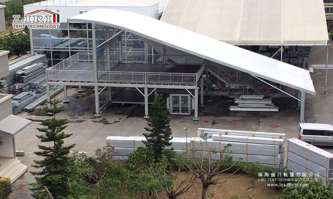 half dome tent with two floors