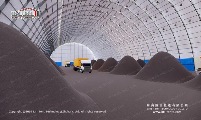 儲煤棚內(nèi)景圖