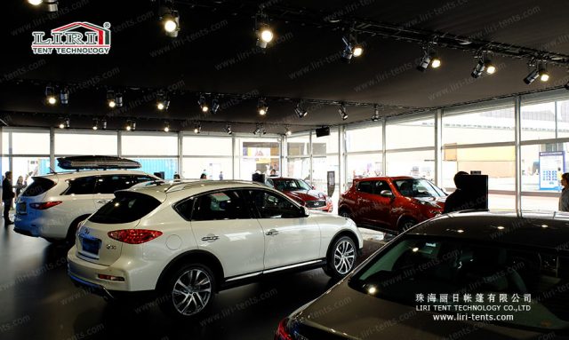 車展展覽篷房現(xiàn)場(chǎng)