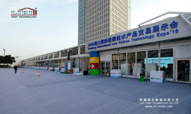 裝配式展覽篷房測面圖