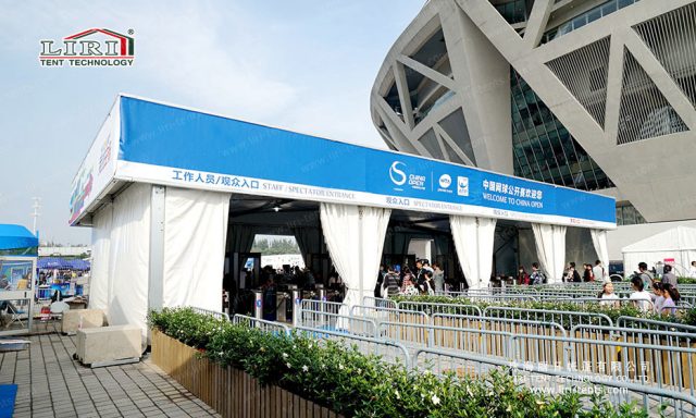 鋁合金展覽篷房入口