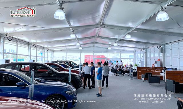 臨時(shí)4s店篷房?jī)?nèi)景圖