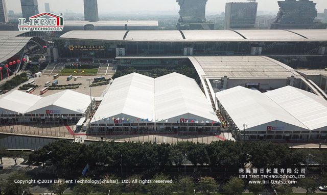 展會篷房租賃航拍圖