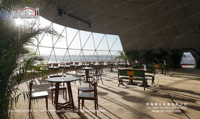 球形帳篷餐廳內(nèi)景圖