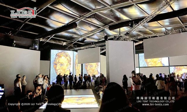 活動(dòng)展覽篷房?jī)?nèi)景圖