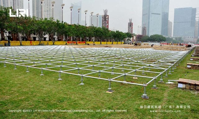 篷房搭建對地面有什么要求蹬挤?