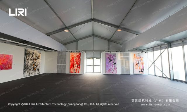 藝術(shù)展覽篷房現(xiàn)場(chǎng)