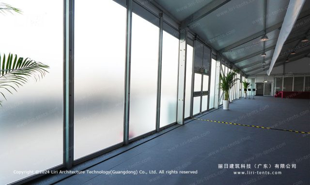 藝術(shù)展覽篷房磨砂玻璃墻