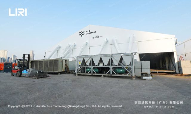 篷房內(nèi)部如何有效隔熱